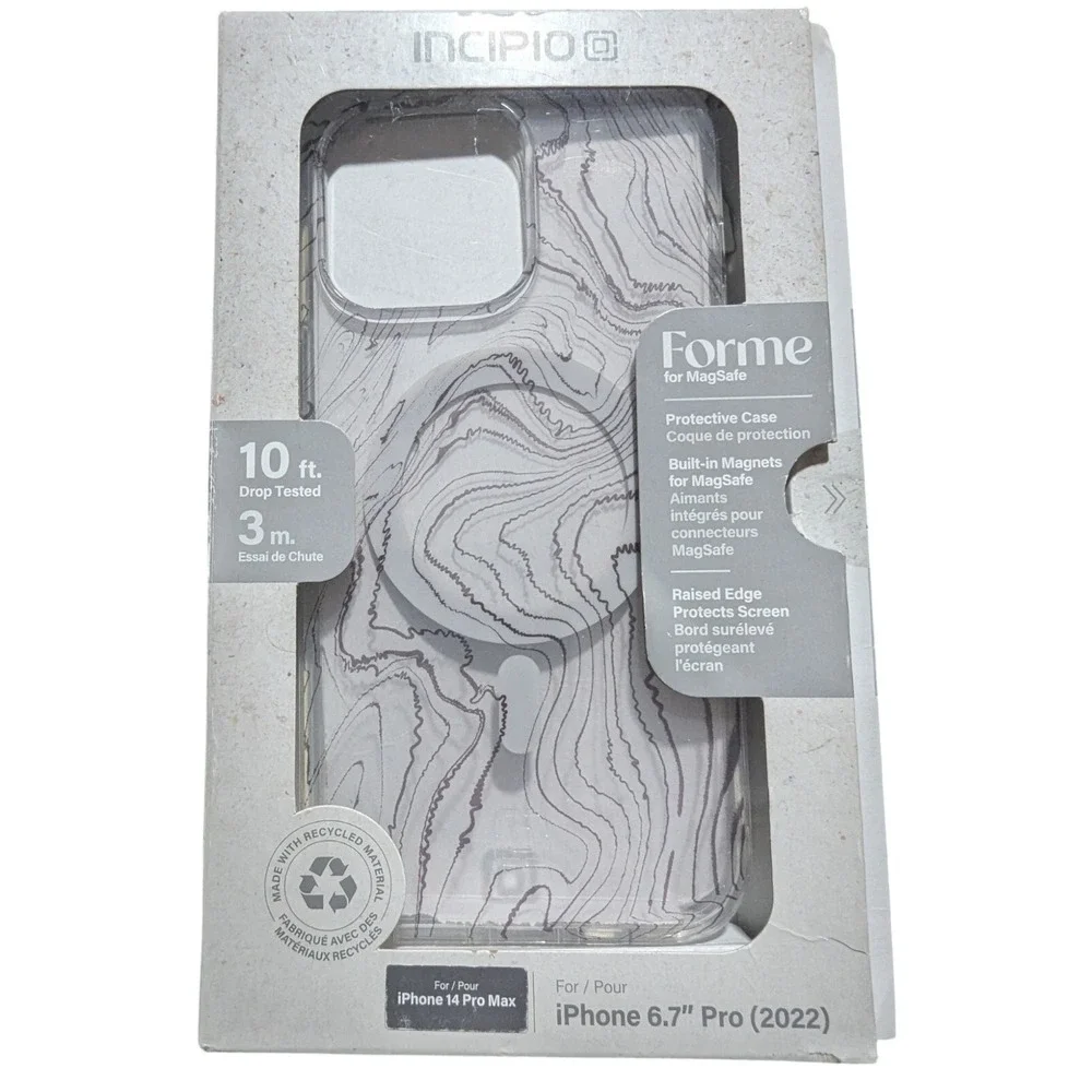 Q6. Incipio ForMe Series Magsafe Case iPhone 14 Pro Max - Topographic